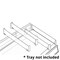 Azar Displays Short Center Dividers for Azar Displays Modular Tray, PK50 225902 - alternate 3